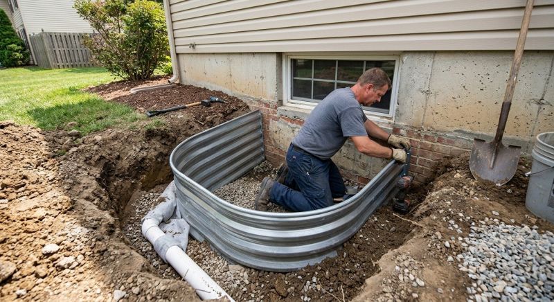 Window Well Waterproofing in Overland Park, KS