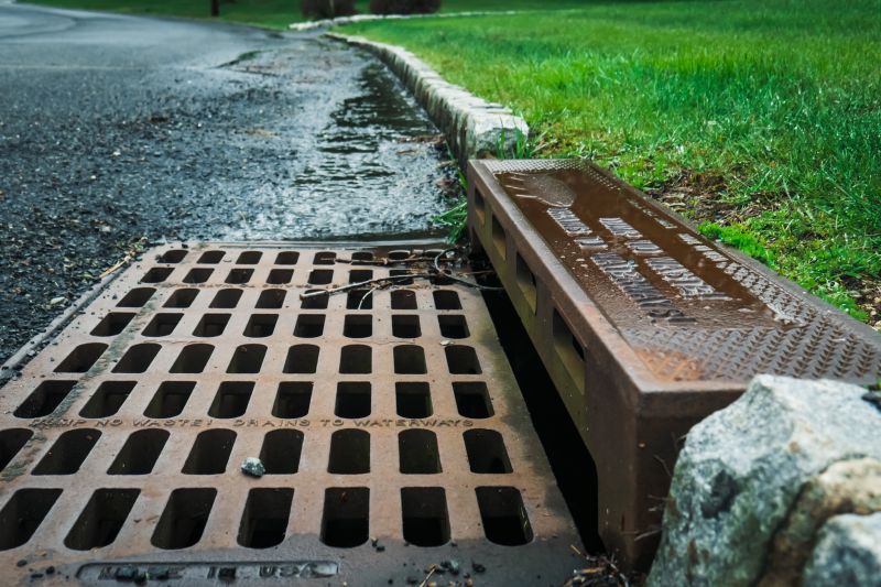 Cleared Storm Drain