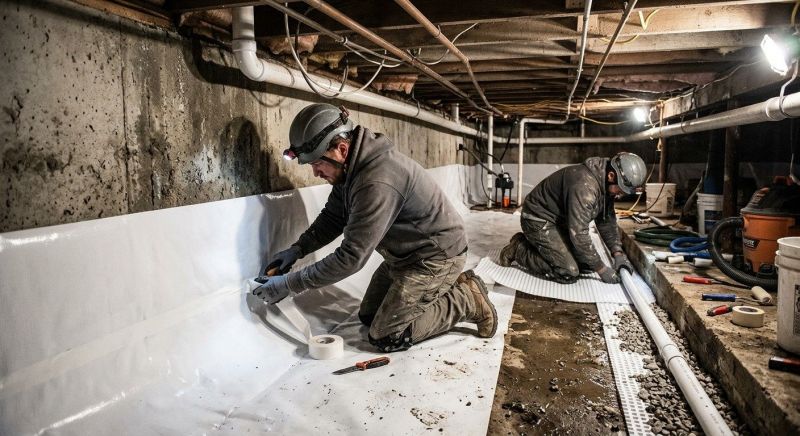 Wet Basement Repair in Columbus, OH
